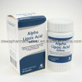 Médecine finie pour les capsules d&#39;acide alpha lipoïque anti-âge